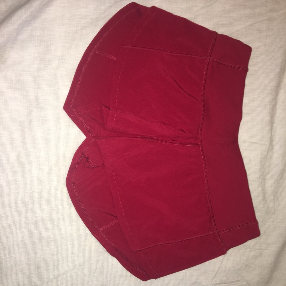 Lululemon Speed shorts Sz 2.